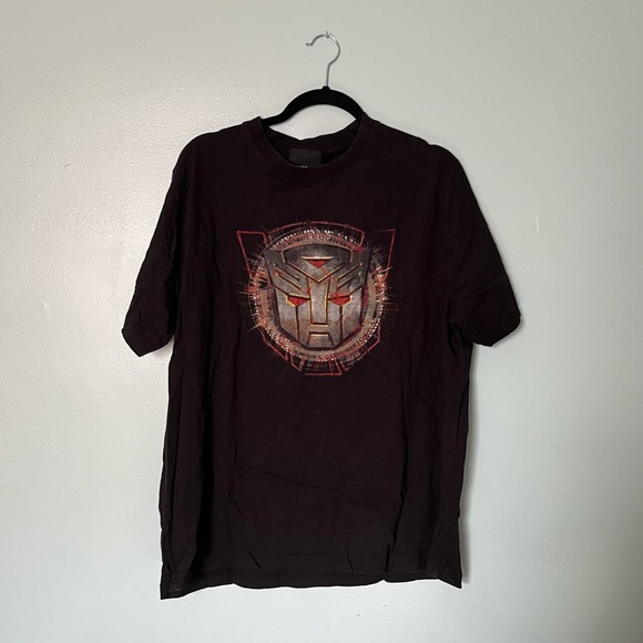 Licensed Transformers Logo T-Shirt Movie Tee Graphic Men’s XL Black - Picture 1 of 3